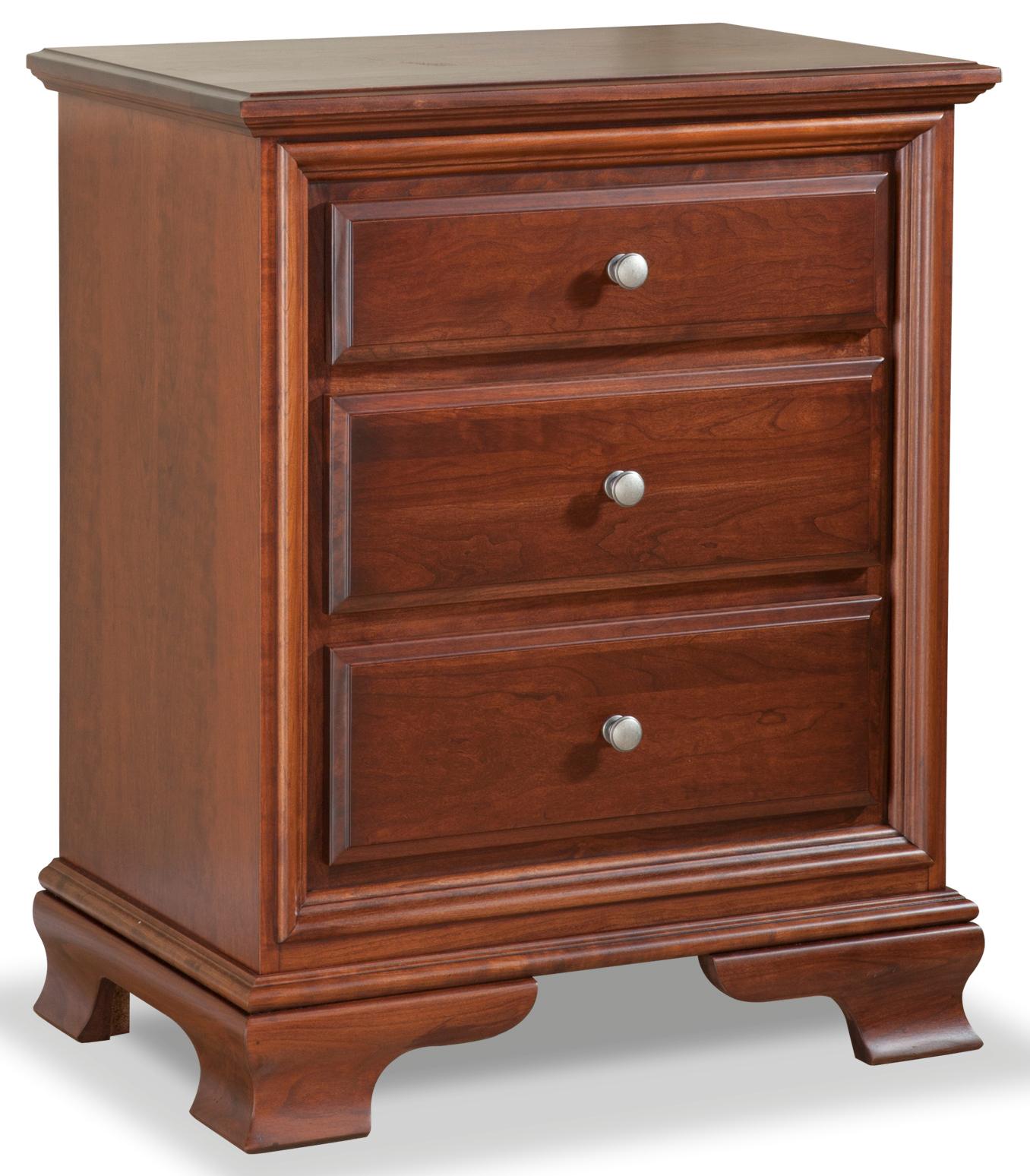 Daniel's Amish Classic 6362664 3Drawer Nightstand Pilgrim Furniture